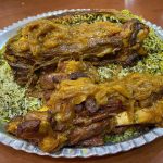 چلو باقالی پلو با ماهیچه گردن گوسفندی (800گرم)